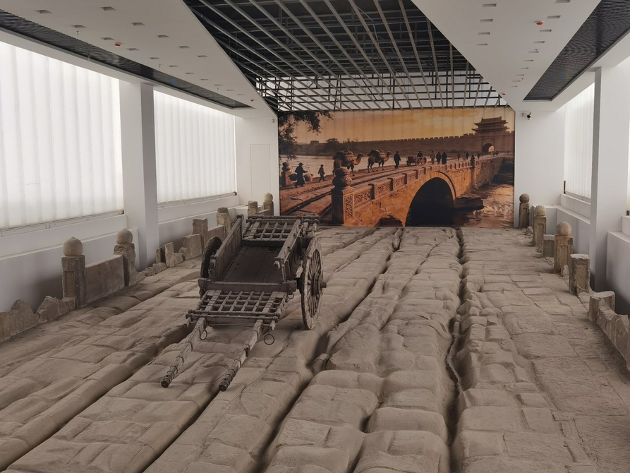 明代太原镇远桥遗址馆向公众开放