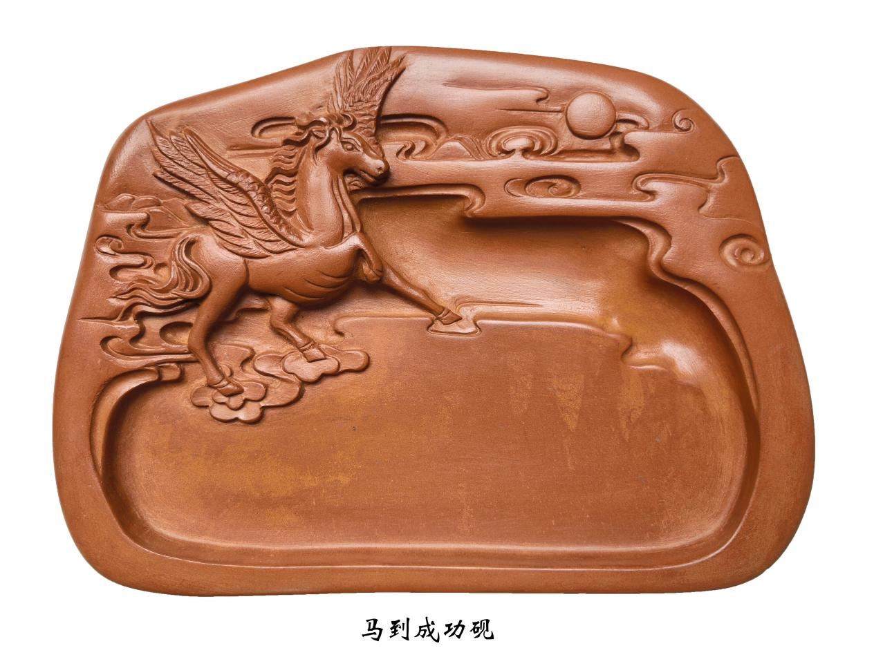 绛州澄泥砚推出四款马年主题作品-新华网