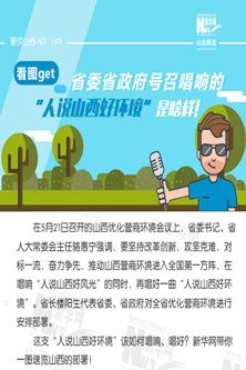看图GET,省委省政府号召唱响的"人说山西好环境"是啥样!