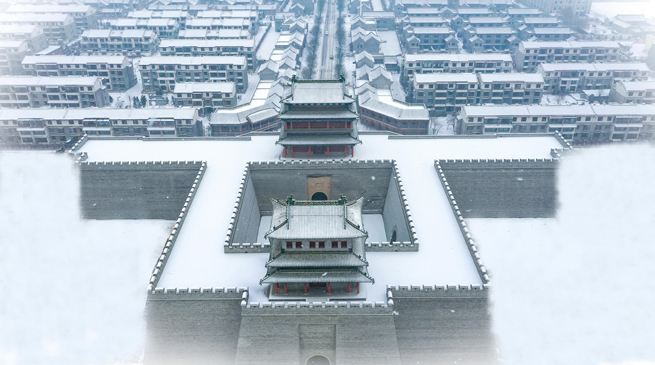 【“飞阅”中国】一场雪，一座城